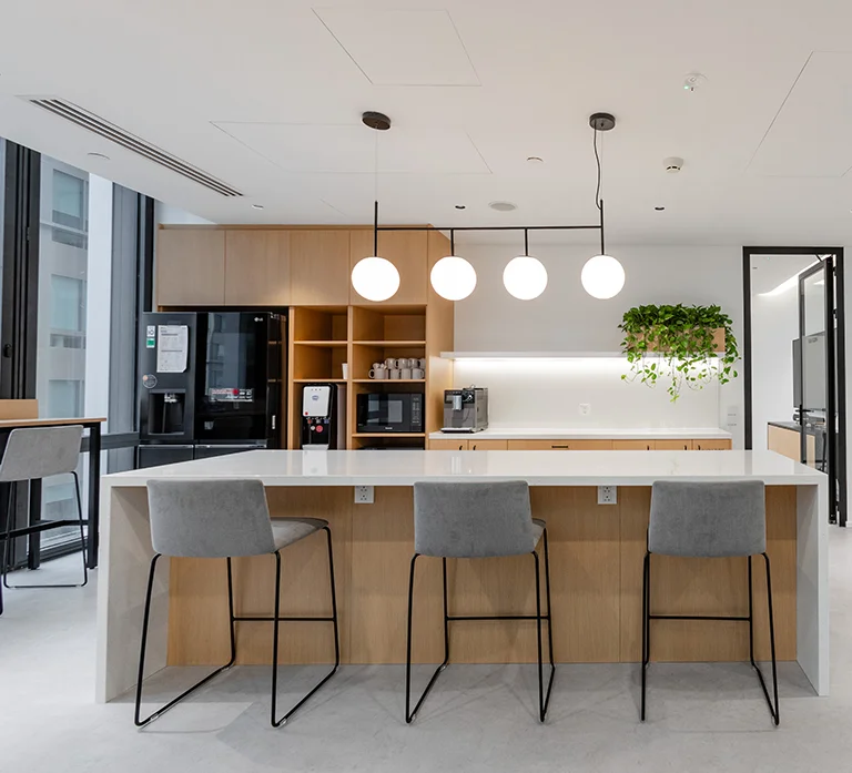 Thiet ke thi cong pantry van phong Galderma - deutsche haus