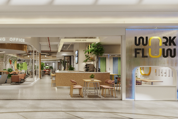 Workflow Parc Mall - Lối vào