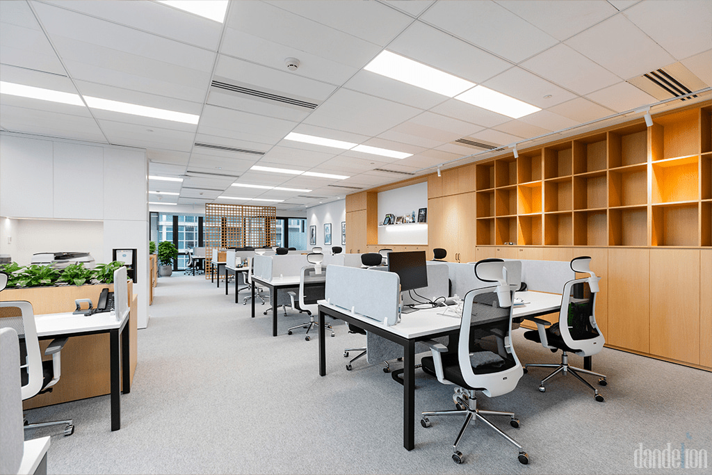 Thi công văn phòng hiện đại Galderma