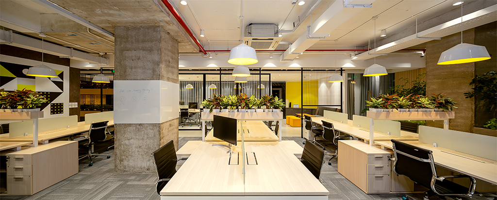 flexible working corner at Bespokify – encouraging creativity