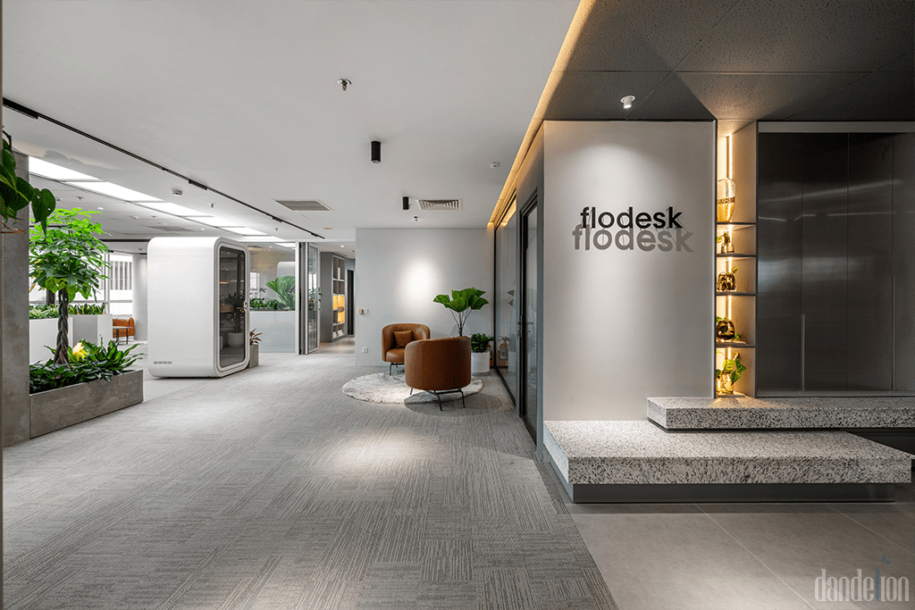 Phone Booth, discussion area of an inspiring office